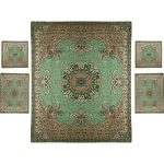 Persisches Bettüberwurf-Set – Orientalischer Stil, Doppelgröße mit Termeh-Stoff – Lana