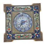 Handgefertigte persische Holz-Wanduhr – Khatam-Marketerie-Kunst, Vögel II