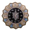 Handgefertigte persische Holz-Wanduhr - Khatam-Marketerie-Kunst, Golnaz