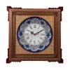 Handgefertigte persische Holz-Wanduhr - Khatam-Marketerie-Kunst, Parvaresh II