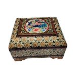 Handgefertigte Holz-Schmuckbox mit persischem Khatam-Design – Kabiri