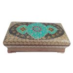Handgefertigte Holz-Schmuckbox mit persischem Khatam-Design – Kamani