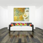Persische Leinwandkunst – Gedruckte Livia