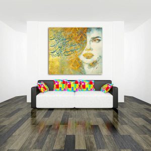 Persische Leinwandkunst – Gedruckte Livia