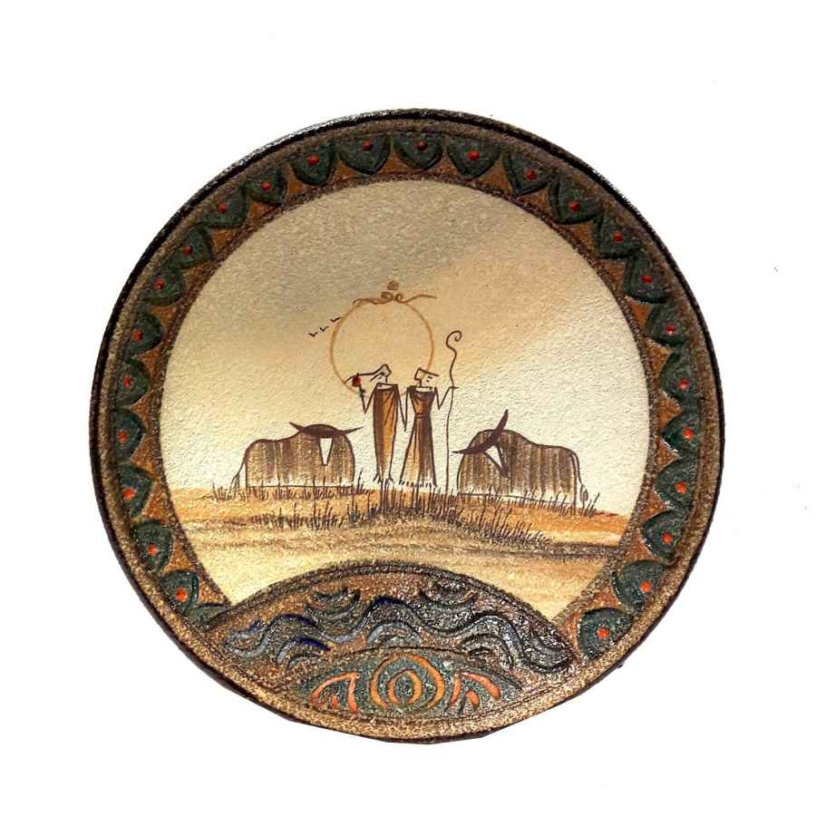 Handgefertigte Dekorative Töpferschale Modell Neyshabour