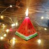 Wassermelonenkerze – Roter Stil, Ideal für Yalda Dekoration