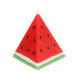 Wassermelonenkerze – Klassisches Motiv, Perfekt für Yalda Nacht (2x)