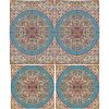 Persisches Bettüberwurf-Set – Orientalischer Stil, Doppelgröße mit Termeh-Stoff – Nina