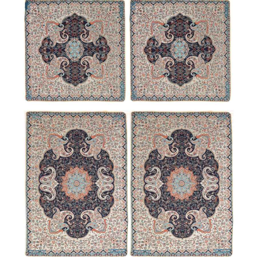 Persisches Bettüberwurf-Set – Orientalischer Stil, Doppelgröße mit Termeh-Stoff – Toranj