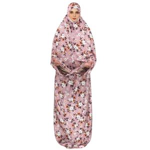 Islamischer Namaz Chador mit Ärmeln für Frauen, ideal für das Gebet – Elbn