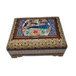 Handgefertigte Holz-Schmuckbox mit persischem Khatam-Design – Gala