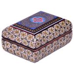 Handgefertigte Holz-Schmuckbox mit persischem Khatam-Design – Setareh