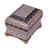 Handgefertigte Holz-Schmuckbox mit persischem Khatam-Muster – Modell Stern