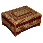 Handgefertigte Holz-Schmuckbox mit persischem Khatam-Design - Ahoura II