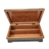 Handgefertigte Holz-Schmuckbox mit persischem Khatam-Design - Vögel