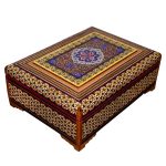 Handgefertigte Holz-Schmuckbox mit persischem Khatam-Design - Brilliant II