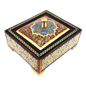 Handgefertigte Holz-Schmuckbox mit persischem Khatam-Design – Saeidara