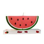 Wassermelonenkerze – Dekoratives Design, Perfekt für Yalda Aufbau