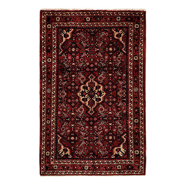 Persischer Teppich handgeknüpft in Rot Modell Arya