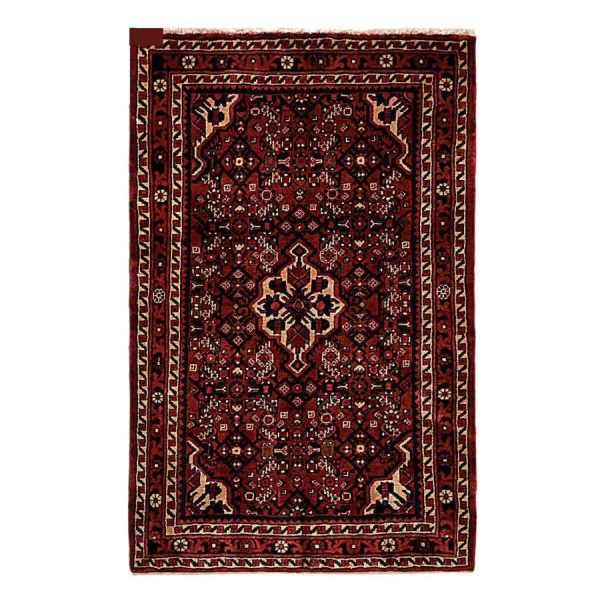 Persischer Teppich handgeknüpft in Rot Modell Arya