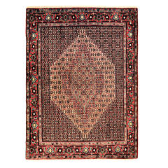 Persischer Teppich handgeknüpft in Blau Modell Manouchehr