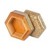 Handgefertigte Holzschatulle mit persischem Khatam-Design – Honarlux