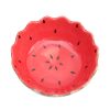 Handgefertigte Dekorative Töpfer-Schale Modell Wassermelone