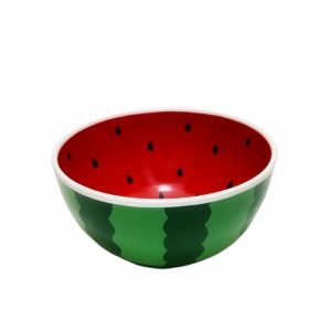 Handgefertigte Dekorative Töpfer-Schale Modell Wassermelone