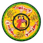 Dekorativer Keramikteller handgemalt Rajasthani XII