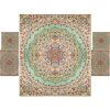 Persisches Bettüberwurf-Set – Orientalischer Stil, Doppelgröße mit Termeh-Stoff – Negin