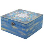 Holzbox zum Verschenken mit persisch inspiriertem Muster Janan