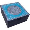 Holzbox zum Verschenken mit persisch inspiriertem Muster Negargari II