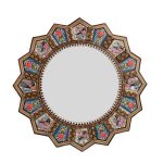 Persischer Holzspiegelrahmen – Khatamkari Modell Gohar