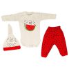 Set aus 3 Teilen Baby Bekleidung Modell Wassermelone