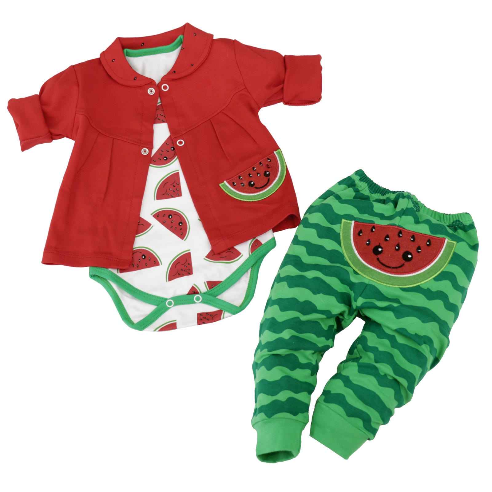 Set aus 3 Teilen Baby Bekleidung Modell Yalda Nacht