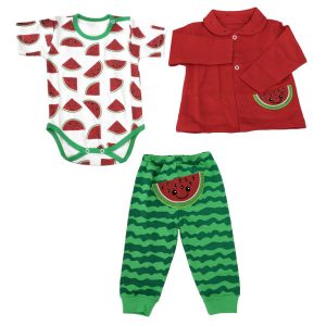 Set aus 3 Teilen Baby Bekleidung Modell Yalda Nacht