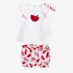 Set aus 3 Teilen Neugeborenen Baby Bekleidung Modell Wassermelone