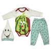 Set aus 3 Teilen Neugeborenen Bekleidung Modell Yalda