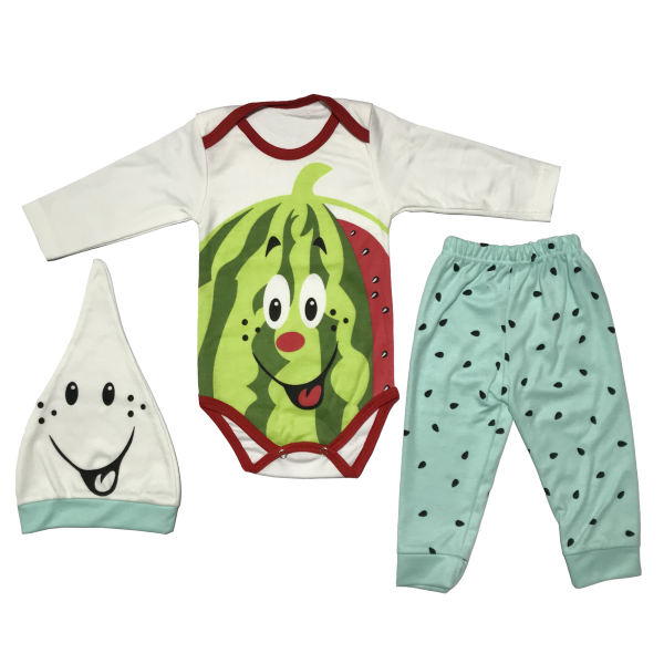 Set aus 3 Teilen Neugeborenen Bekleidung Modell Yalda