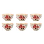 Set aus 6 Künstlerischen Keramik-Dinnerware Schüsseln – Bezh