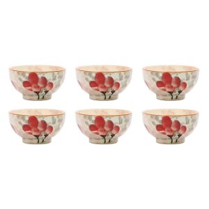 Set aus 6 Künstlerischen Keramik-Dinnerware Schüsseln – Bezh