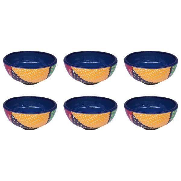 Set aus 6 Künstlerischen Keramik-Dinnerware Schüsseln - Darya