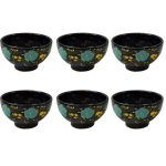 Set aus 6 Künstlerischen Keramik-Dinnerware Schüsseln – Kabir
