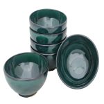 Set aus 6 Persischen Dizi Keramik-Dinnerware Schüsseln