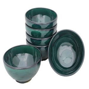 Set aus 6 Persischen Dizi Keramik-Dinnerware Schüsseln