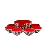 Set aus 7 Künstlerischen Keramik-Dinnerware Schüsseln – Yalda