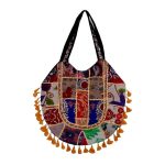 Ethnische Tragetasche mit Baluchi-Stickerei Modell Lavin