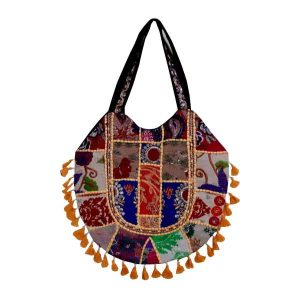 Ethnische Tragetasche mit Baluchi-Stickerei Modell Lavin