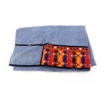 Baluchi Bestickter Schal für Frauen Blau