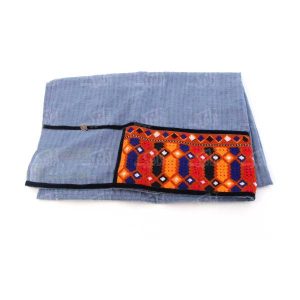 Baluchi Bestickter Schal für Frauen Blau